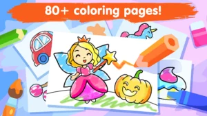 بچوں کے لیے دلچسپ اور تعلیمی گیم – Kids Coloring Apk 2