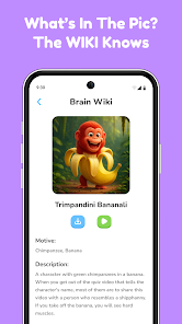 Brain Challenge Quiz & Wiki Apk – وائرل کرداروں کی دنیا میں دماغی چیلنج! 3